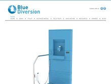Tablet Screenshot of bluediversiontoilet.com